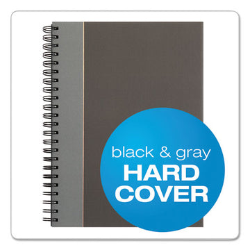 TOPS™ Royale Wirebound Business Notebooks, 1 Subject, Medium-college Rule, Black-gray Cover, 11.75 X 8.25, 96 Sheets freeshipping - TVN Wholesale